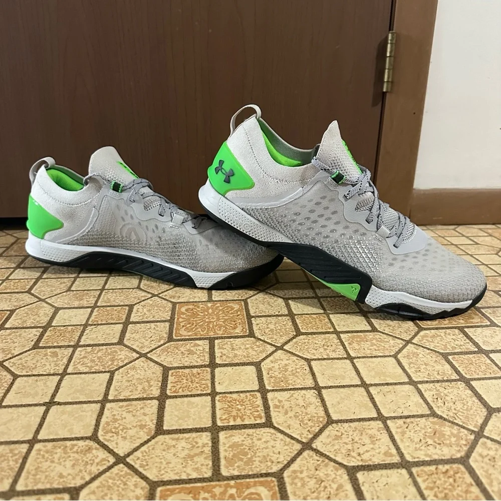 Under Armour Mens TriBase Reign 3 NM Training Shoes Concrete 3024701 101 Sz 11.5
